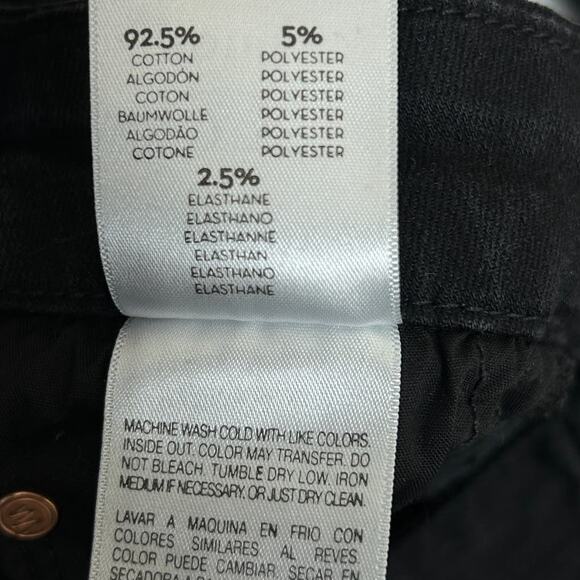 MOTHER Looker Black Jeans With Ankle Bows Size 27 4 Not Guilty Feminine - Picture 12 of 12